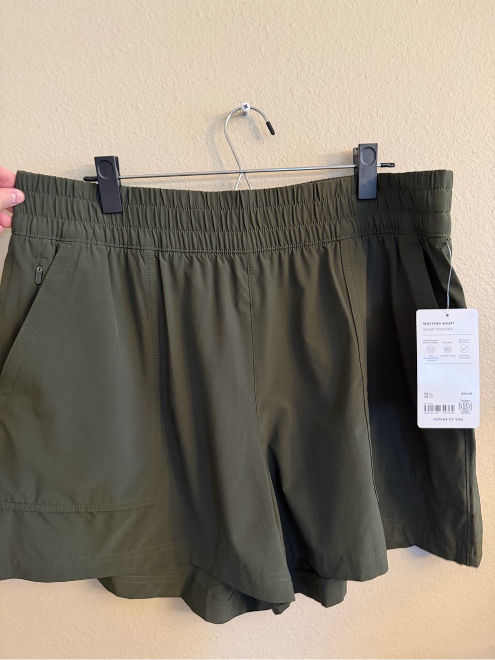 Athleta Olive Green Performance Running Shorts
